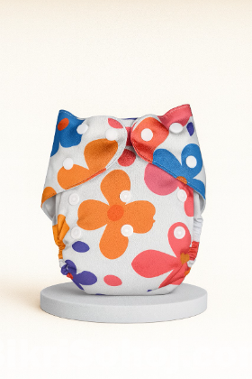 Washable Diaper (Knitted Fabric) – with 2 Pads